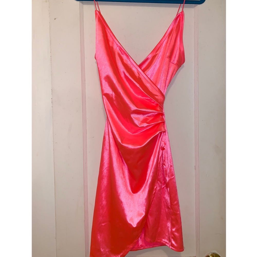 Hot pink dress